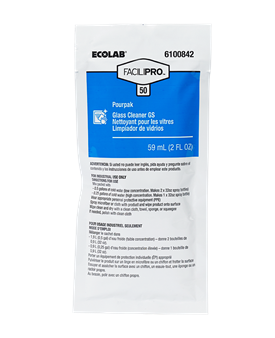 FaciliPro 50 Pourpak Concentrated Glass Cleaner GS